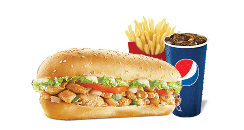 CHICKET SANDWICH MEAL LARGE