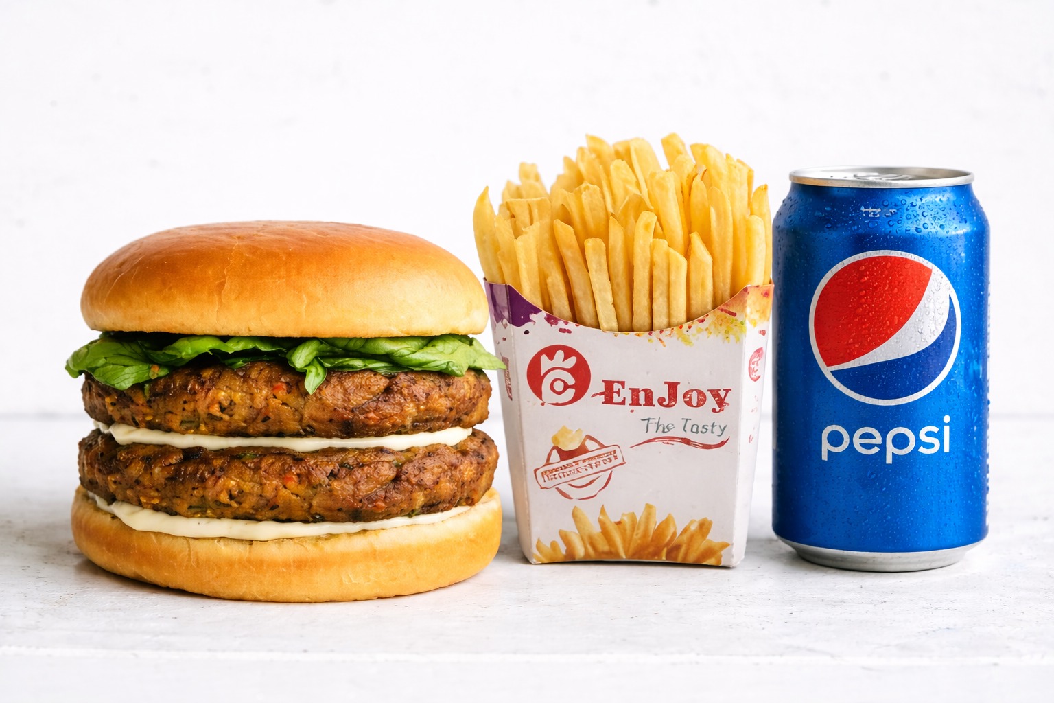 Veggie Burger Double Meal